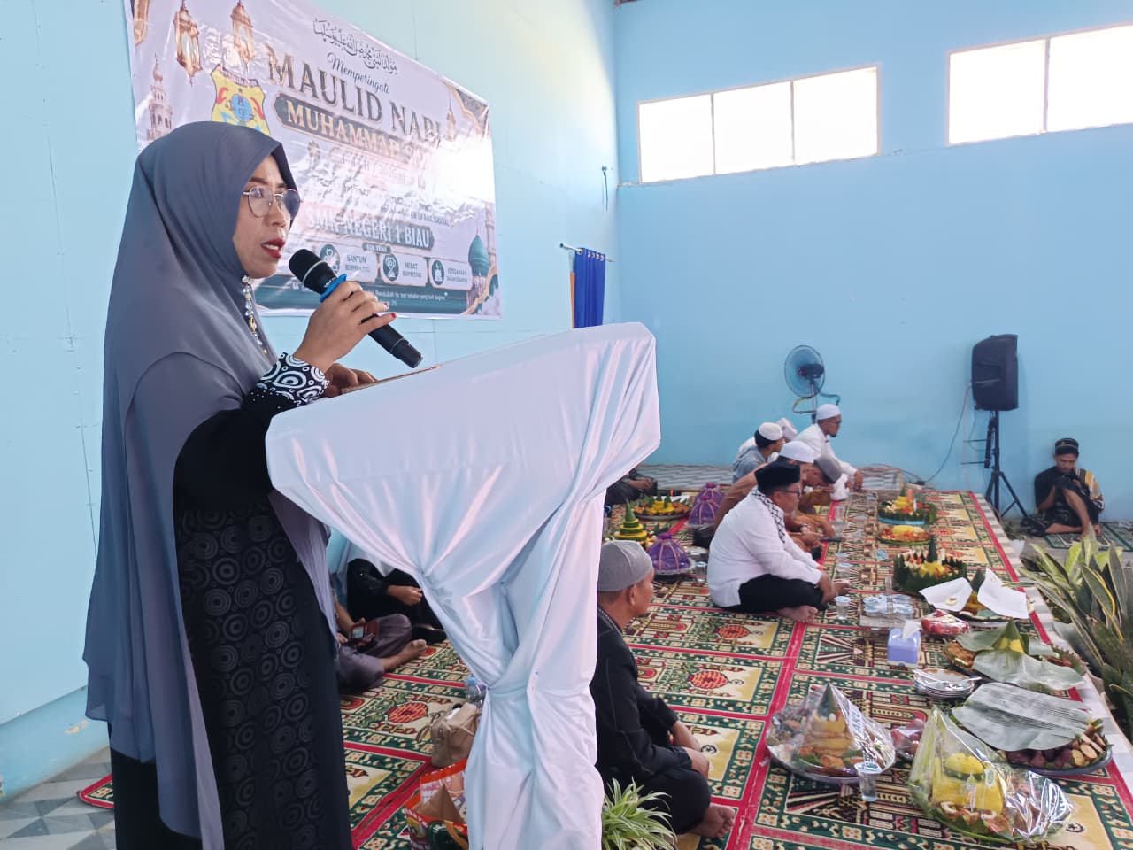 SMK Negeri 1 Biau Peringati Maulid Nabi Muhammad SAW 1448 H dengan Ceramah Keagamaan dan Penguatan Akhlak Generasi Muda