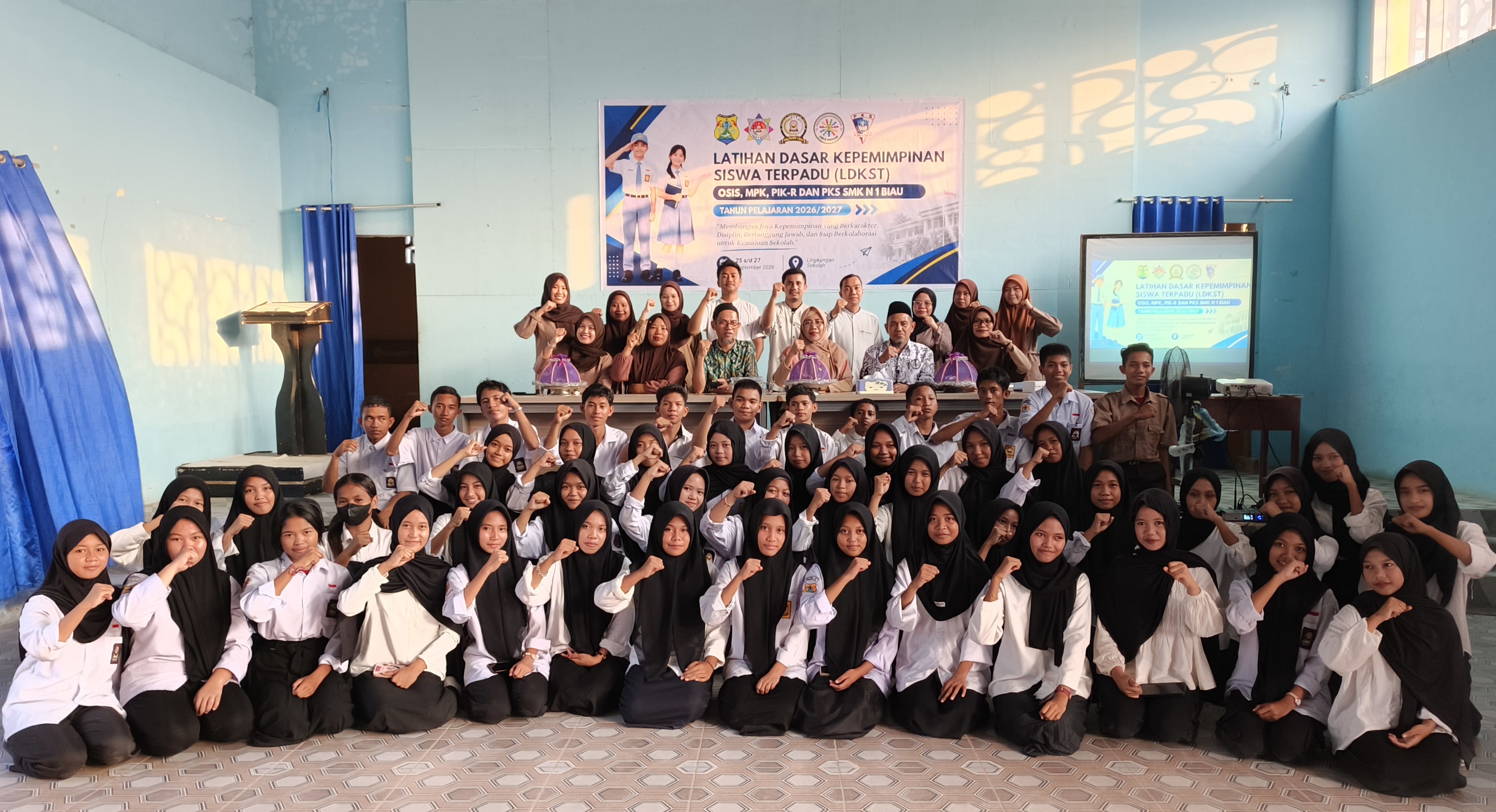 LDKST SMK Negeri 1 Biau Sukses Digelar, Bekali Pengurus Organisasi dengan Jiwa Kepemimpinan