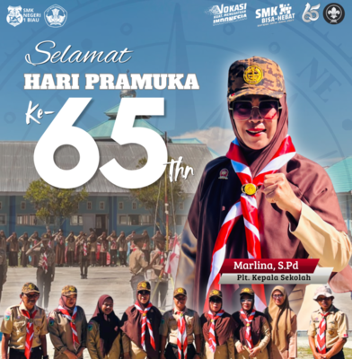 SMK Negeri 1 Biau Gelar Upacara Peringatan Hari Pramuka ke-65
