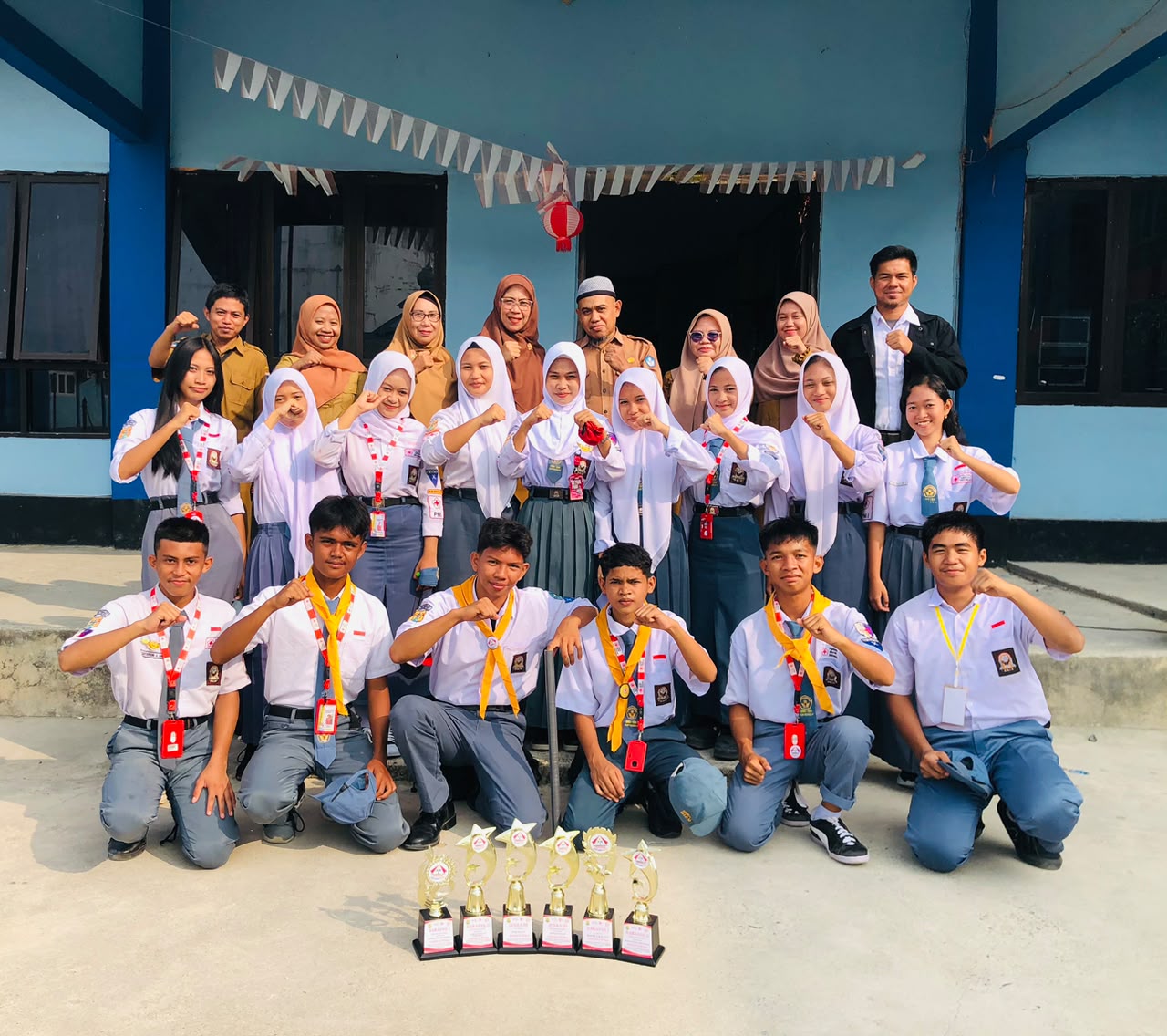 PMR Wira SMK Negeri 1 Biau Raih Sejumlah Prestasi pada Kemah Bakti Gembira PMR-PMI Kabupaten Buol Ke-IV