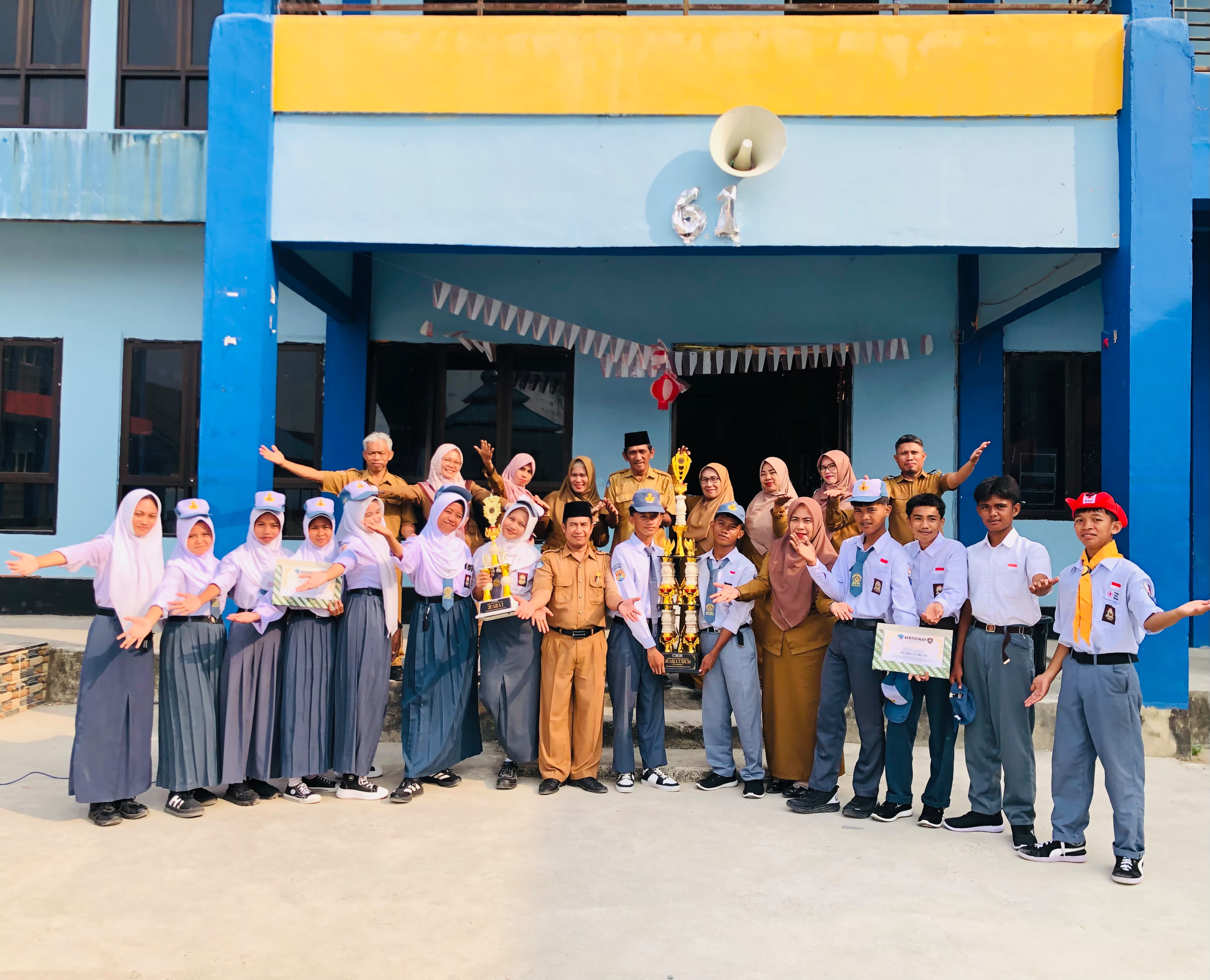 Pramuka SMK Negeri 1 Biau Raih Juara 1 dan Juara Umum pada Lomba LKBB GARKATARA
