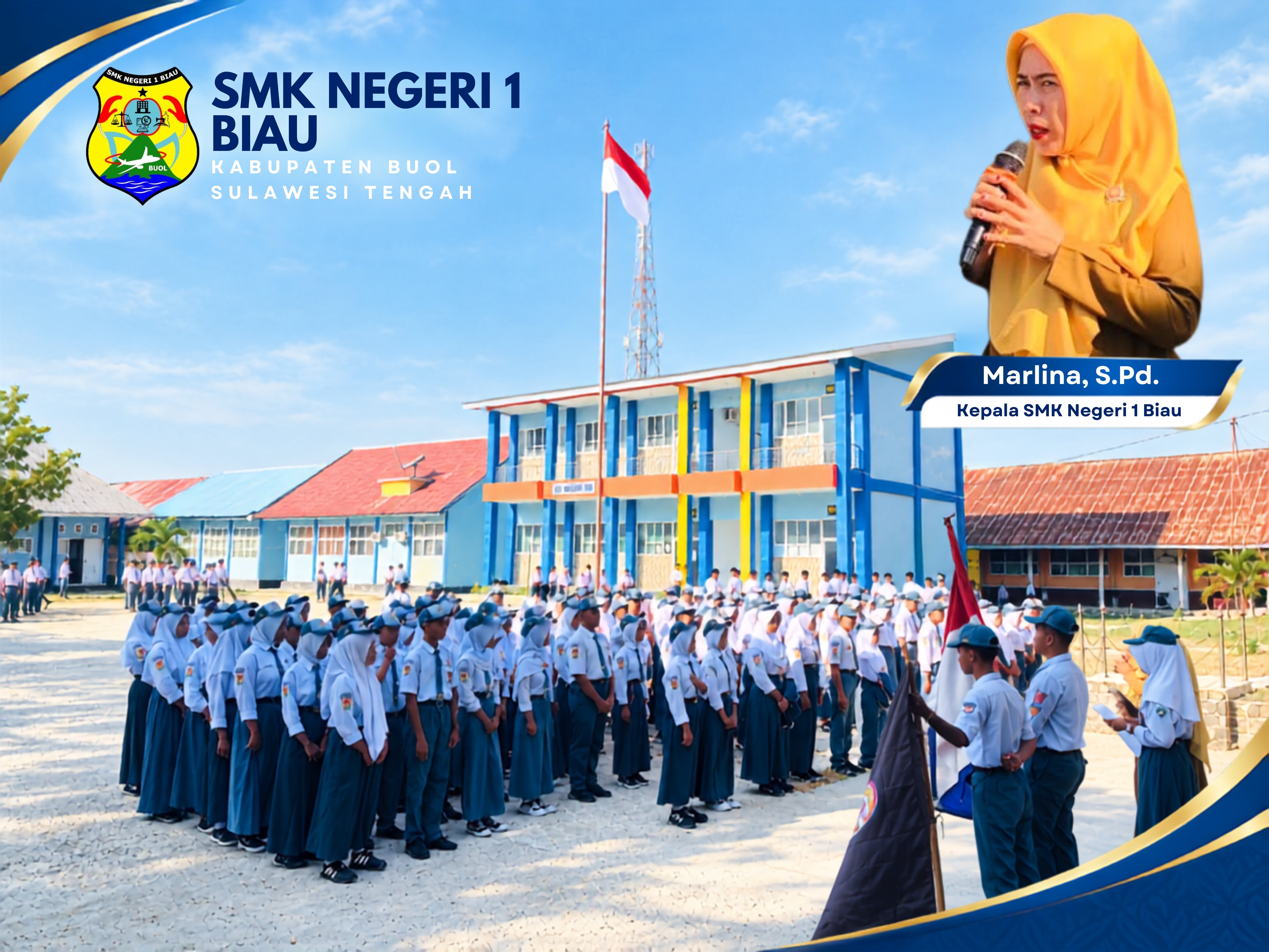 Estafet Kepemimpinan Dimulai, Pengurus OSIS dan MPK SMK Negeri 1 Biau Periode 2026/2027 Resmi Dikukuhkan!